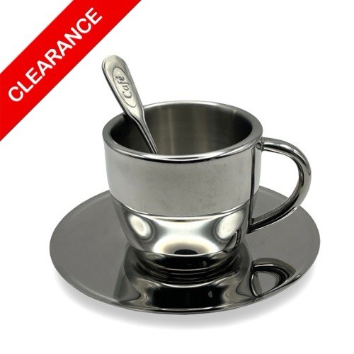 Nuovo set cucchiaio piattino - set,