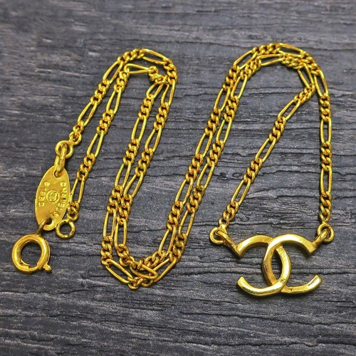 Chanel placcato oro logos - chanel,