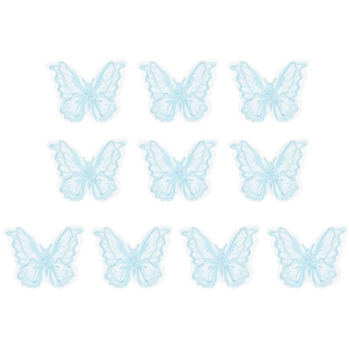 10pcs pizzo ricamo - 1.6"x2",