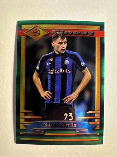 Topps finest nicolò - nicolò, barella