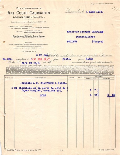 1931 etab ant coste - etab,