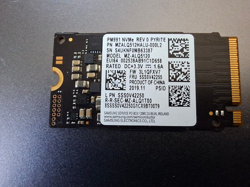 Ssd samsung pm991 512gb - ssd,