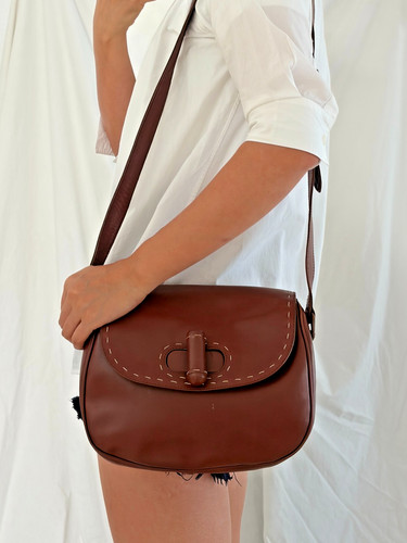 Prada vintage brown leather