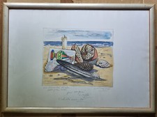 Acquaforte acquerellata H. C