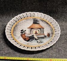 Piatto Ceramica 4 stagioni artistica Inverno Calabrese Grande