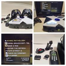 CONSOLE XBOX CLASSIC BIANCA COMPLETA DI CAVI ED 1 CONTROLLER - LEGGERE DESCR.