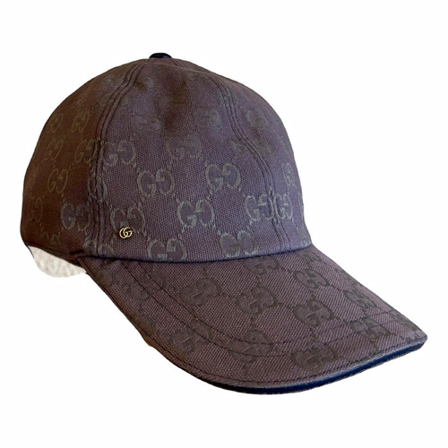 Gucci canvas cap taglia m - gg,