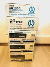 Autoradio + amplificatore Pioneer d'epoca lotto! NUOVO/CONFEZIONE ORIGINALE! anni 80-90