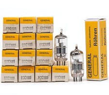 ONE ECC189/6ES8 GENERAL NOS Tube Valve Lampada Valvola Tubo Valvula ৄ泵洀 真空管 电帟管