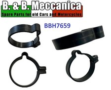 2 FASCETTE SOSTEGNO TUBO FRENO PER FORCELLE CROSS MALAGUTI FANTIC GILERA (BBH...
