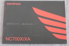 Honda NC700 X/XA Owner,s Manual 2011 Manuale uso e manutenzione inglese