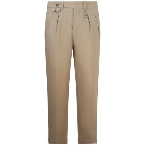 Manuel ritz pantalone beige - -,