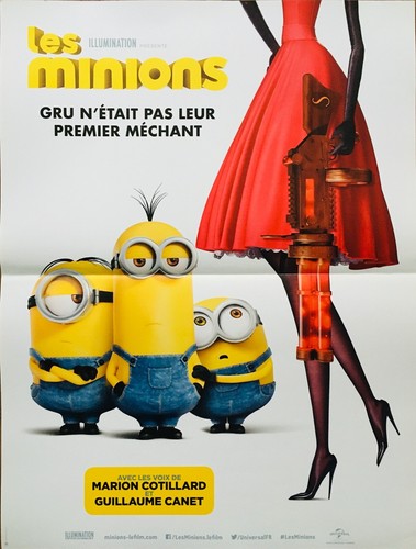 Affiche cinéma les minions - cinéma,
