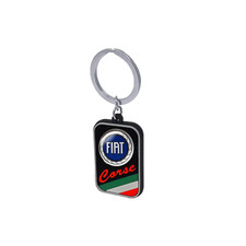 Portachiavi Key Ring Fiat Blu