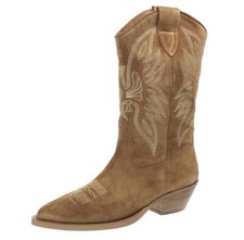 Alpe Stivali Texani In Pelle