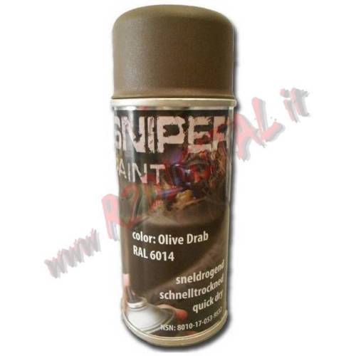Vernice armi fosco spray olive - vernice,