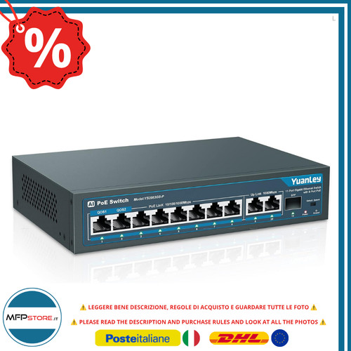 Switch gigabit poe - poe, yuanley
