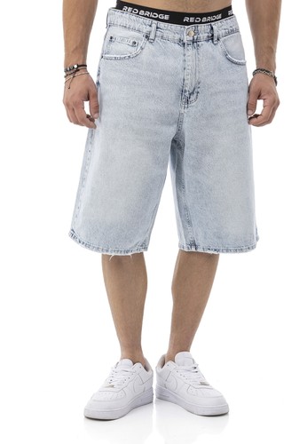 Jeans pantaloncini larghi uomo
