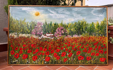 Dipinto olio tavola - dipinto, su