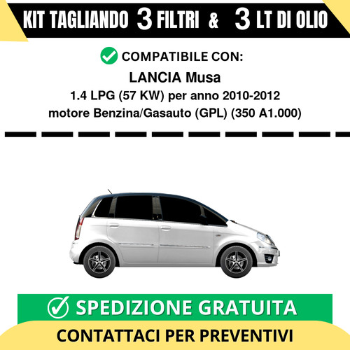 Tagliando per lancia musa 4 - per,