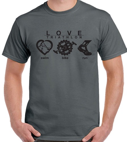 Shirt triathlon love - t-shirt,