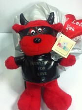 PELUCHE CON PARACADUTE E ZIP SORPRESA DIAVOLO S VALENTINO LOVE TI AMO