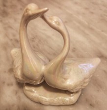 Ceramica fine coppia cigni - ceramica,
