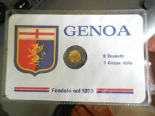 20100) CALCIO GENOA CARTONCINO