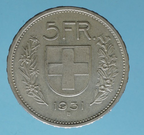 Svizzera franchi 1931 monete - svizzera,