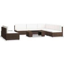 Divani da Giardino Set 7pz in