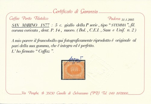 San marino 1877 - san, 5