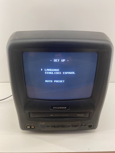 Sylvania crt tv - tv, vhs