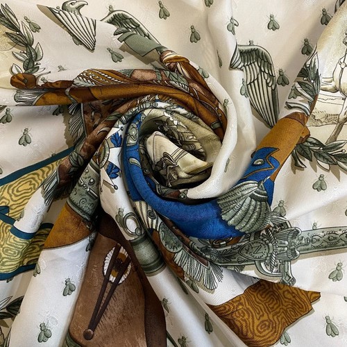 Hermes carre napoleon rosa - hermes,