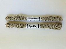  Spago di canapa per perline, naturale 2 matassine -Romania - NUOVO