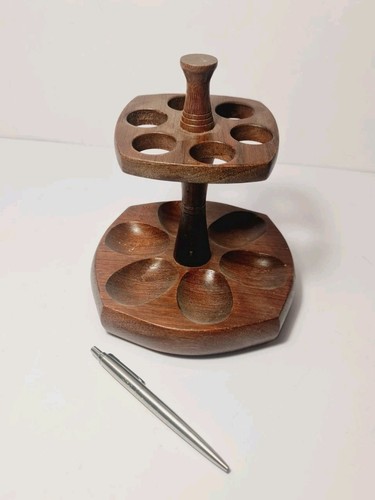 Vintage italian brown wooden - vintage,
