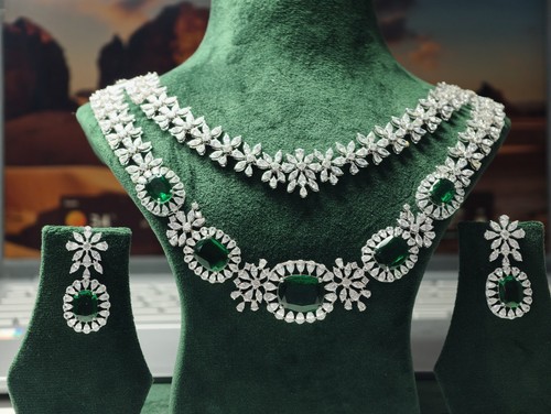 Set collana lusso verde - collana, di