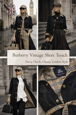 Burberry vintage trench corto
