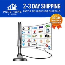 Antenna Smart TV con Forte Base Magnetica - Accesso Senza Cavi, 130 Canali