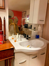 Bathroom cabinet with mirror