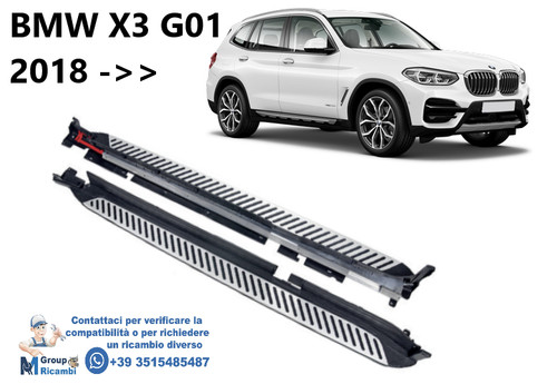 Bmw g01 pedane laterali - '18,