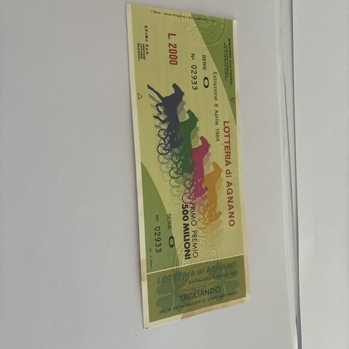 Biglietto lotteria nazionale - biglietto,