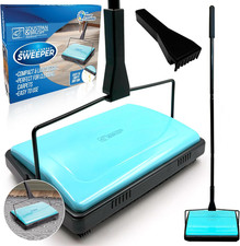 Spazzatrice Manuale Non Elettrica, Senza Fili, Girevole, Leggera, Con Spazzola a