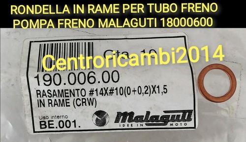 Rondella rame per - in,