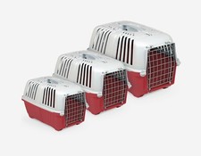 Trasportino per Cane e Gatto Pratiko con porta in metallo