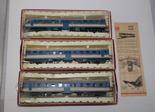RIVAROSSI H0 : 1774 Automotrice FS ALN 668 con due carrozze 2522 bellissime '60