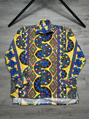 Camicia tribale con - , bottoni