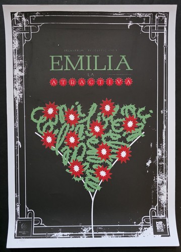 Emilia poster serigrafato - /,