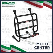 PORTAPACCHI ANTERIORE NERO PIAGGIO VESPA PX 125 150 200 - LML STAR 125 150 200