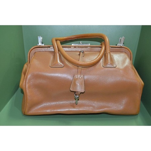 Prada leather doctor bag - prada,
