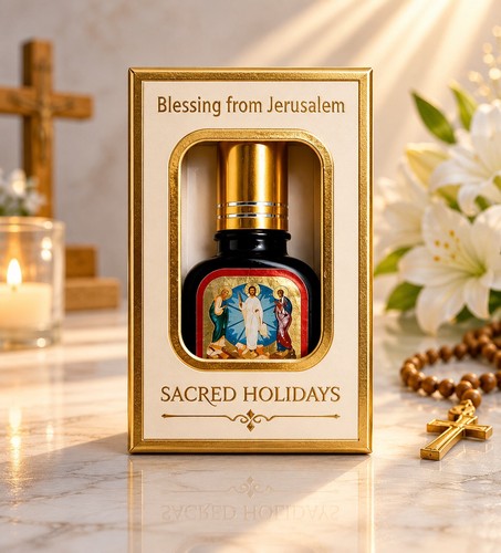 Holy anointing oil from - oil,